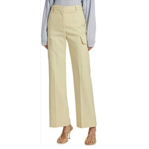 Stella McCartney Pants - Stella McCartney Yellow Cargo Trousers Pants Size 4
